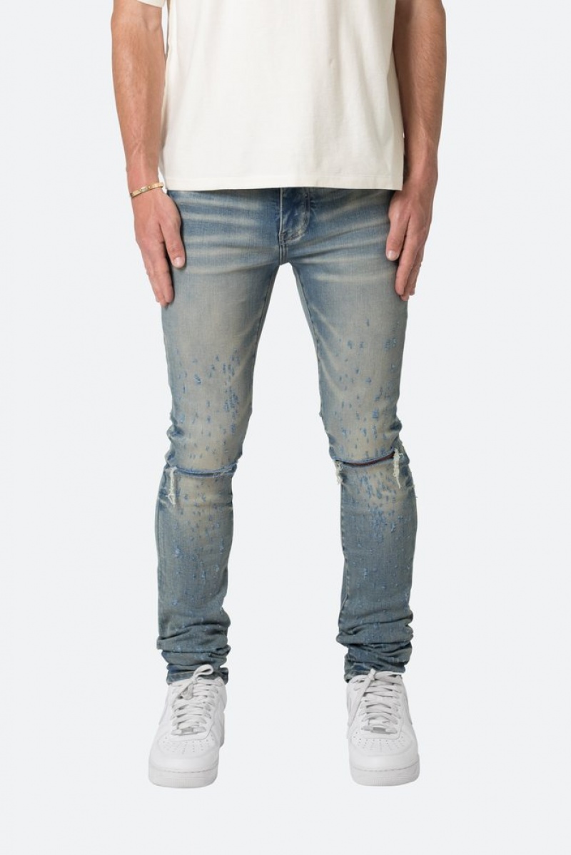 Skinny Denim Mnml X502 Mince Denim Bleu  | TBI-2354495