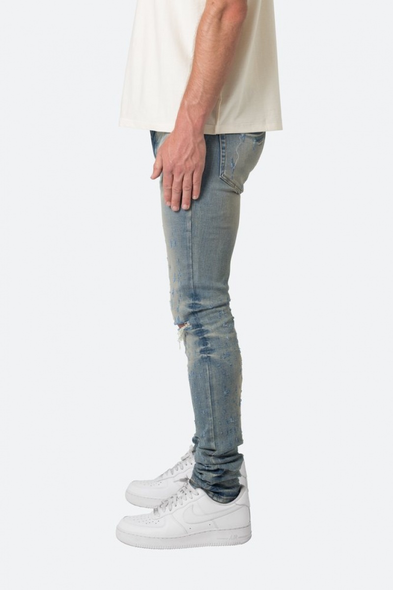 Skinny Denim Mnml X502 Mince Denim Bleu  | TBI-2354495