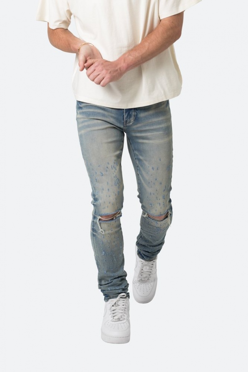 Skinny Denim Mnml X502 Mince Denim Bleu  | TBI-2354495