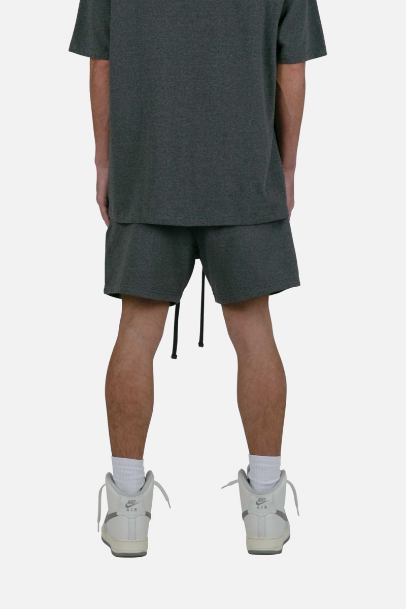 Short Mnml Every Day Sweatshorts Noir  | DRM-1141735