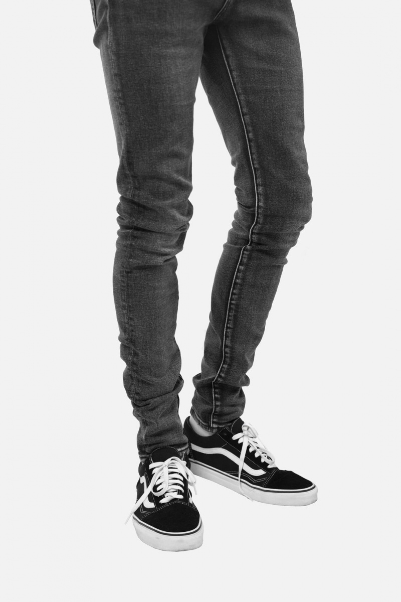 Skinny Denim Mnml X147 Stretch Denim Grise Homme | NDR-2224578