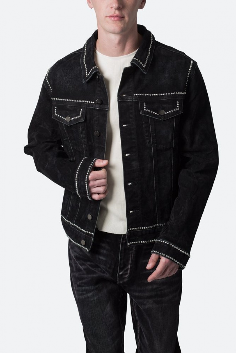 Vestes Mnml Daim Denim Jacket Noir  | YTI-8247206