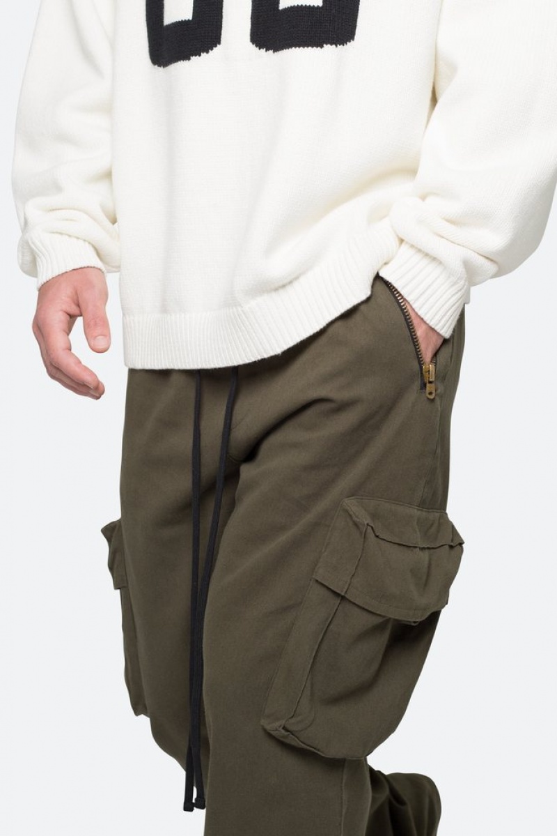 Cargos Mnml Drawcord Flare Cargo Pants Vert Olive  | FOX-6325735