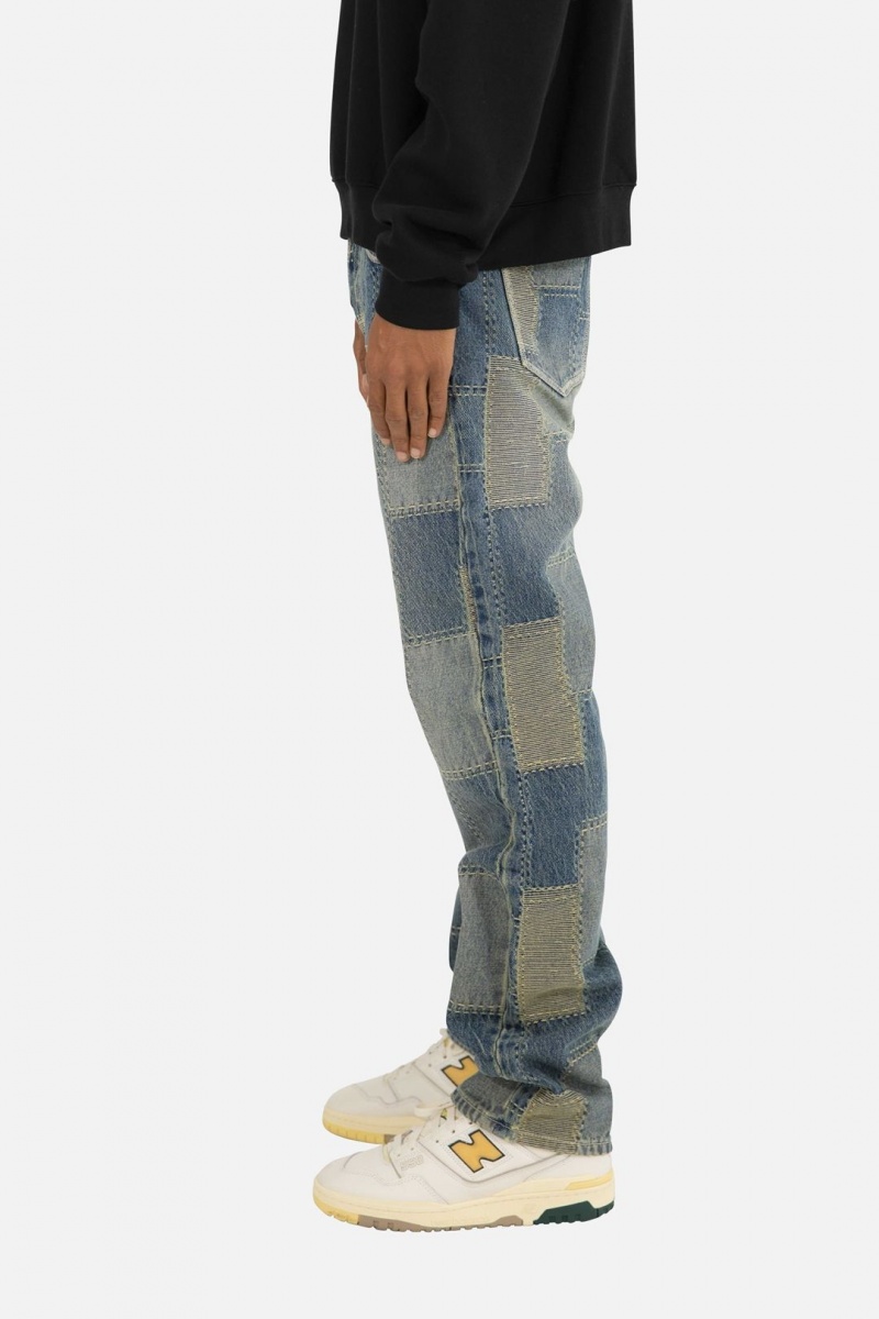 Baggy Denim Mnml V297 Baggy Denim Bleu Homme | PUX-7094105