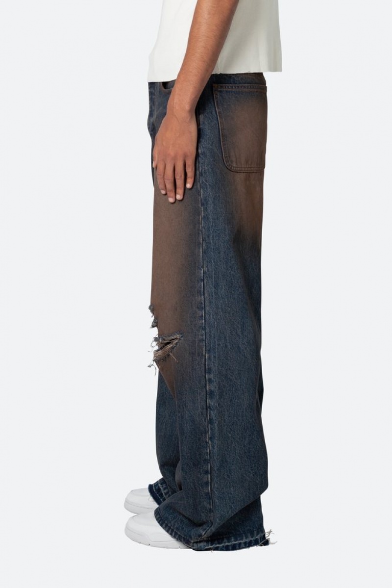 Baggy Denim Mnml Baggy Rave Denim Rust  | FJC-3178259