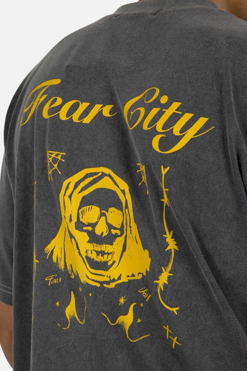 Debardeur Mnml Fear City Tee Noir Homme | OVA-3973517