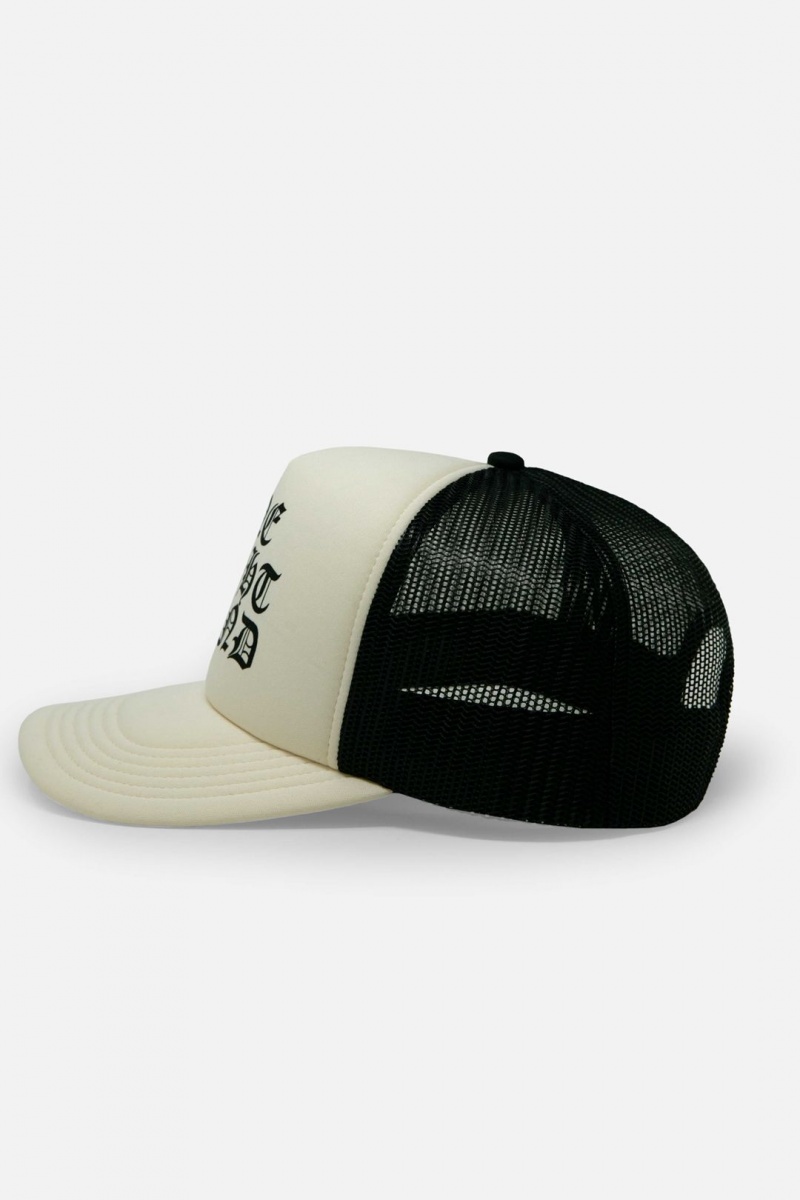 Chapeaux Mnml One Night Stand Trucker Cap Blanche  | VUF-6937312