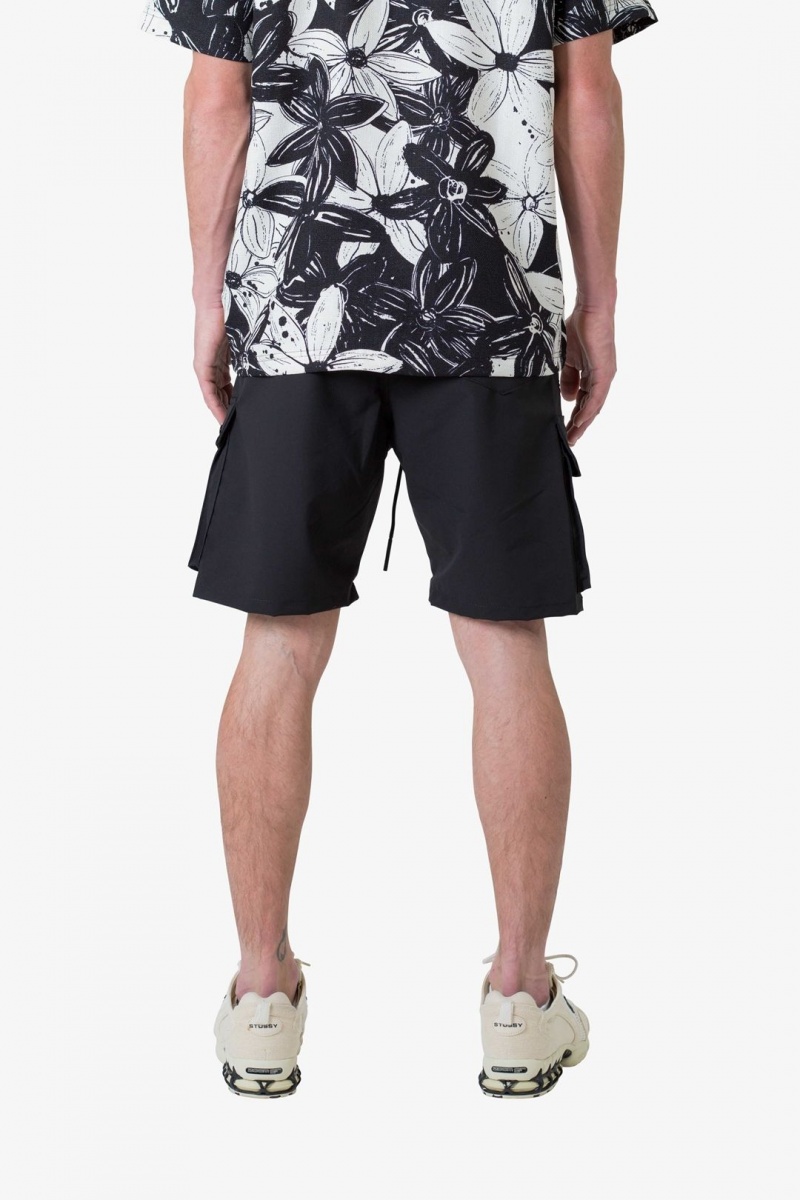 Short Mnml Triple Pocket Cargo Shorts Noir  | IOJ-8594936