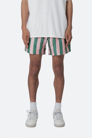 Short Mnml St. Tropez Swim Shorts Pink/Green  | ZYJ-8065796