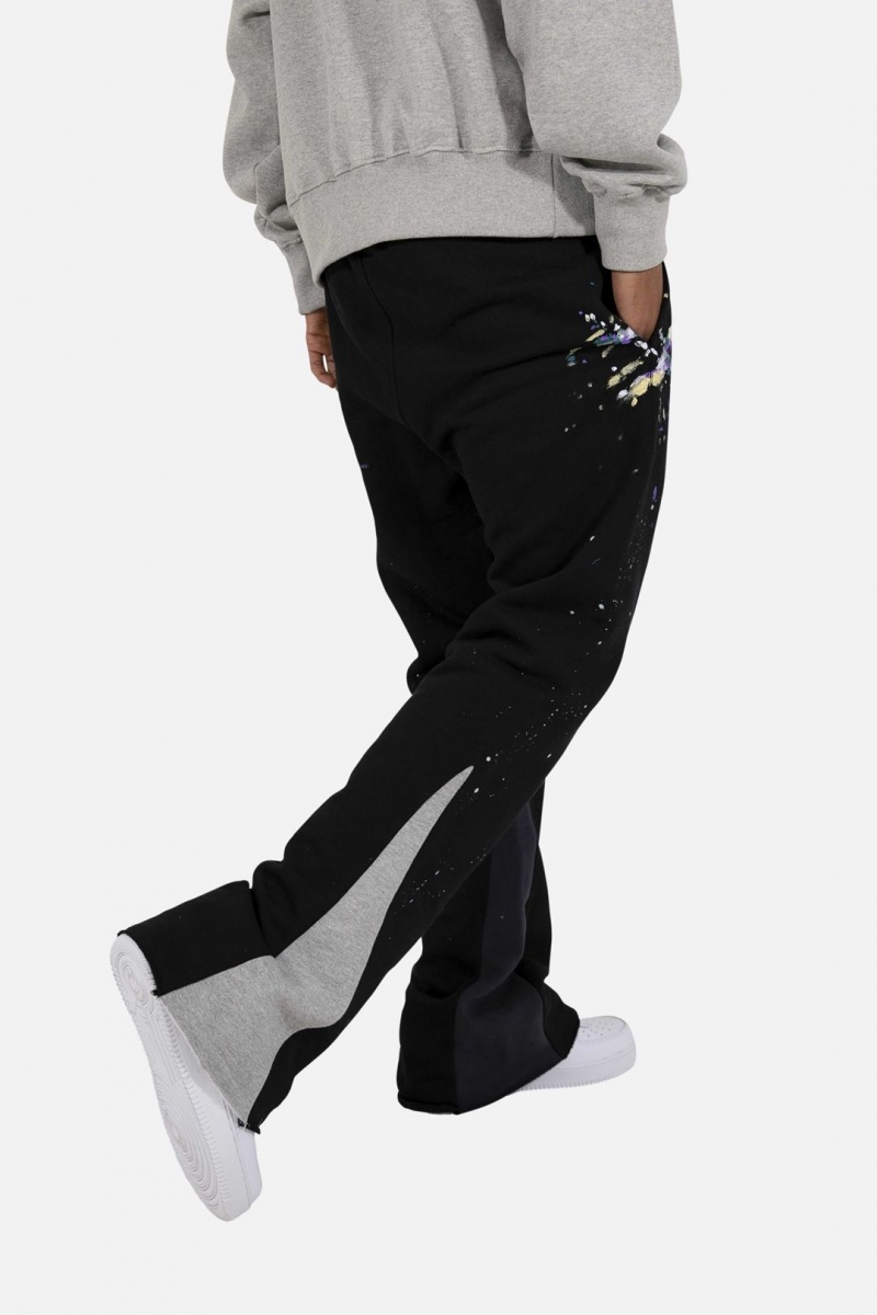 Pantalon Survêtement Mnml Contrast Bootcut Sweatpants Noir Homme | SBQ-2934564