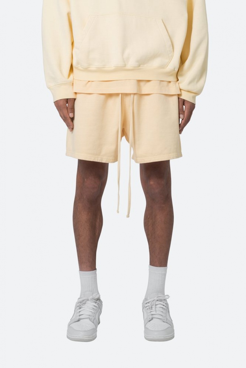 Short Mnml Every Day Sweatshorts Jaune Clair  | OHT-0988097