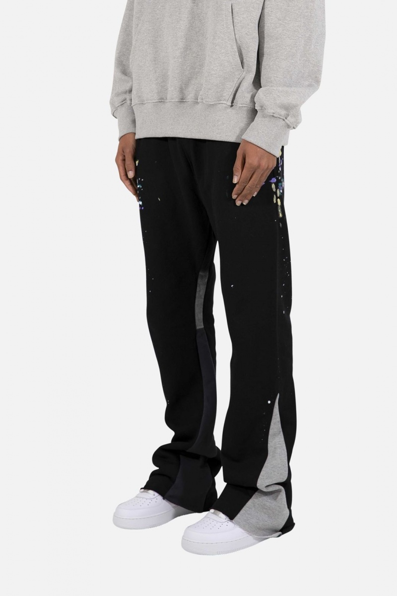 Pantalon Survêtement Mnml Contrast Bootcut Sweatpants Noir Homme | SBQ-2934564