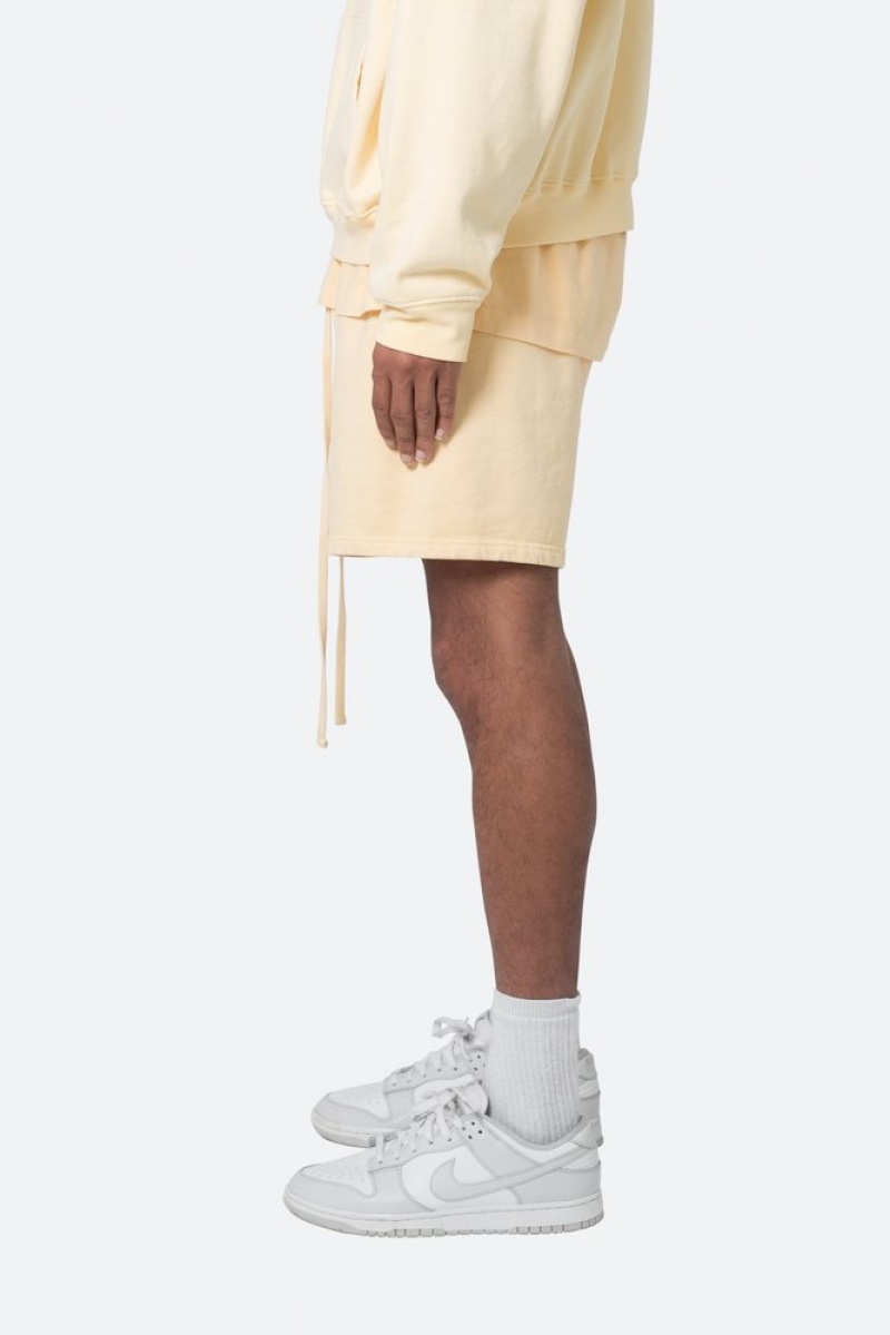 Short Mnml Every Day Sweatshorts Jaune Clair  | OHT-0988097