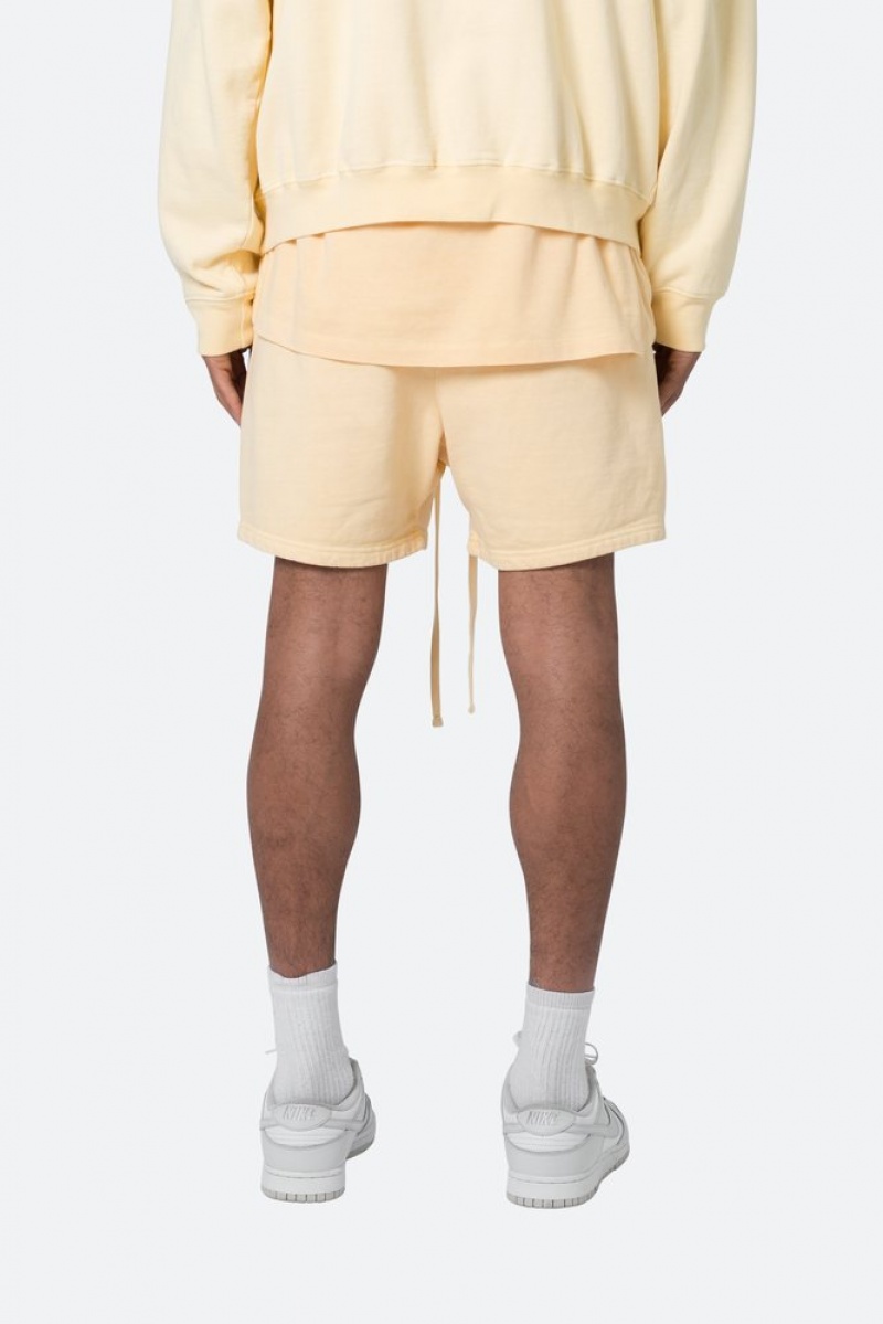 Short Mnml Every Day Sweatshorts Jaune Clair  | OHT-0988097