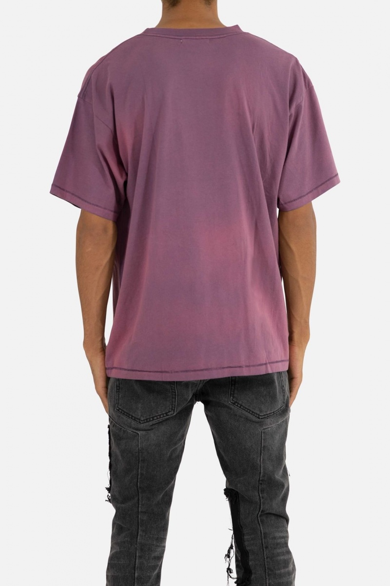 Debardeur Mnml Missing Pocket Tee Violette Homme | RNQ-0963066