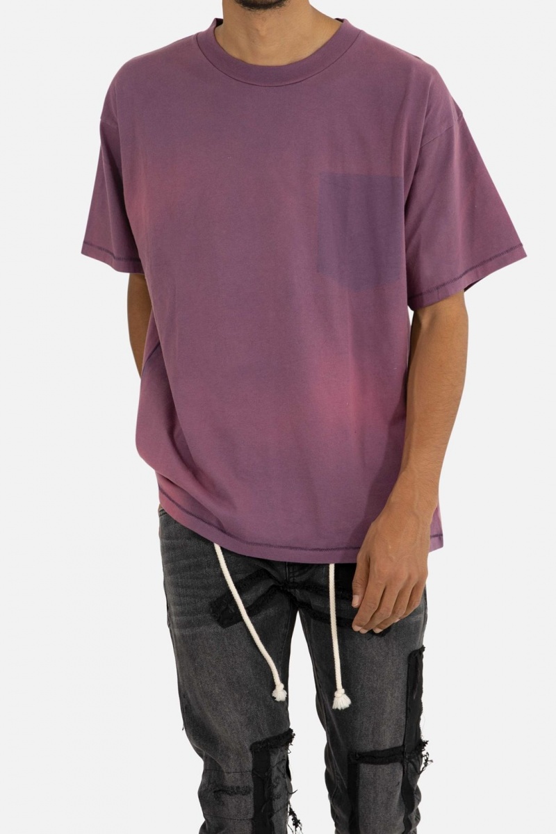 Debardeur Mnml Missing Pocket Tee Violette Homme | RNQ-0963066