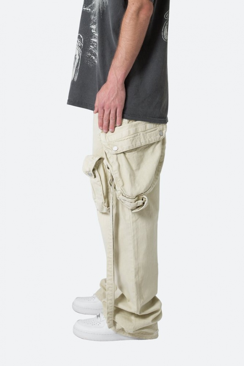 Cargos Mnml Strapped Multi Cargo Pants Kaki  | NHM-4194171