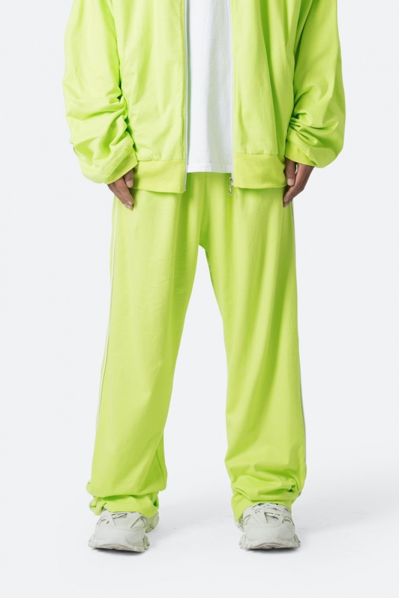 Pantalon De Survetement Mnml Oversized Jersey Piste Pants Acid Lime  | JAL-7570697