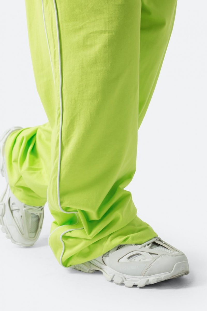 Pantalon De Survetement Mnml Oversized Jersey Piste Pants Acid Lime  | JAL-7570697