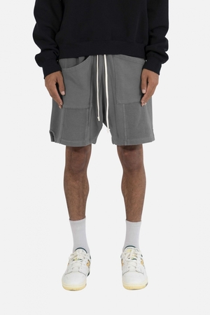 Short Mnml Terry Paneled Shorts Noir Homme | CQE-0027692