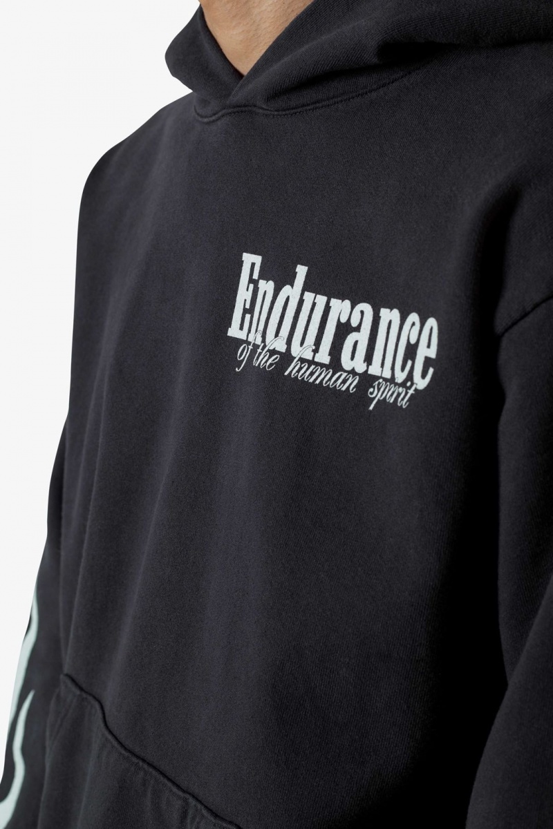 Sweat a Capuche Mnml Endurance Hoodie Noir  | VRB-4454844