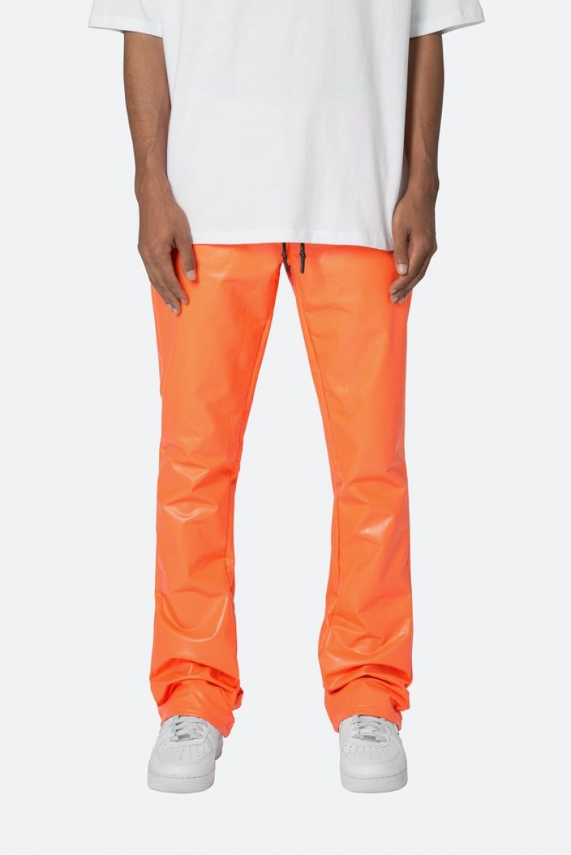 Pantalon Survêtement Mnml Coated Mince Flare Sweatpants Orange  | LQS-1091423