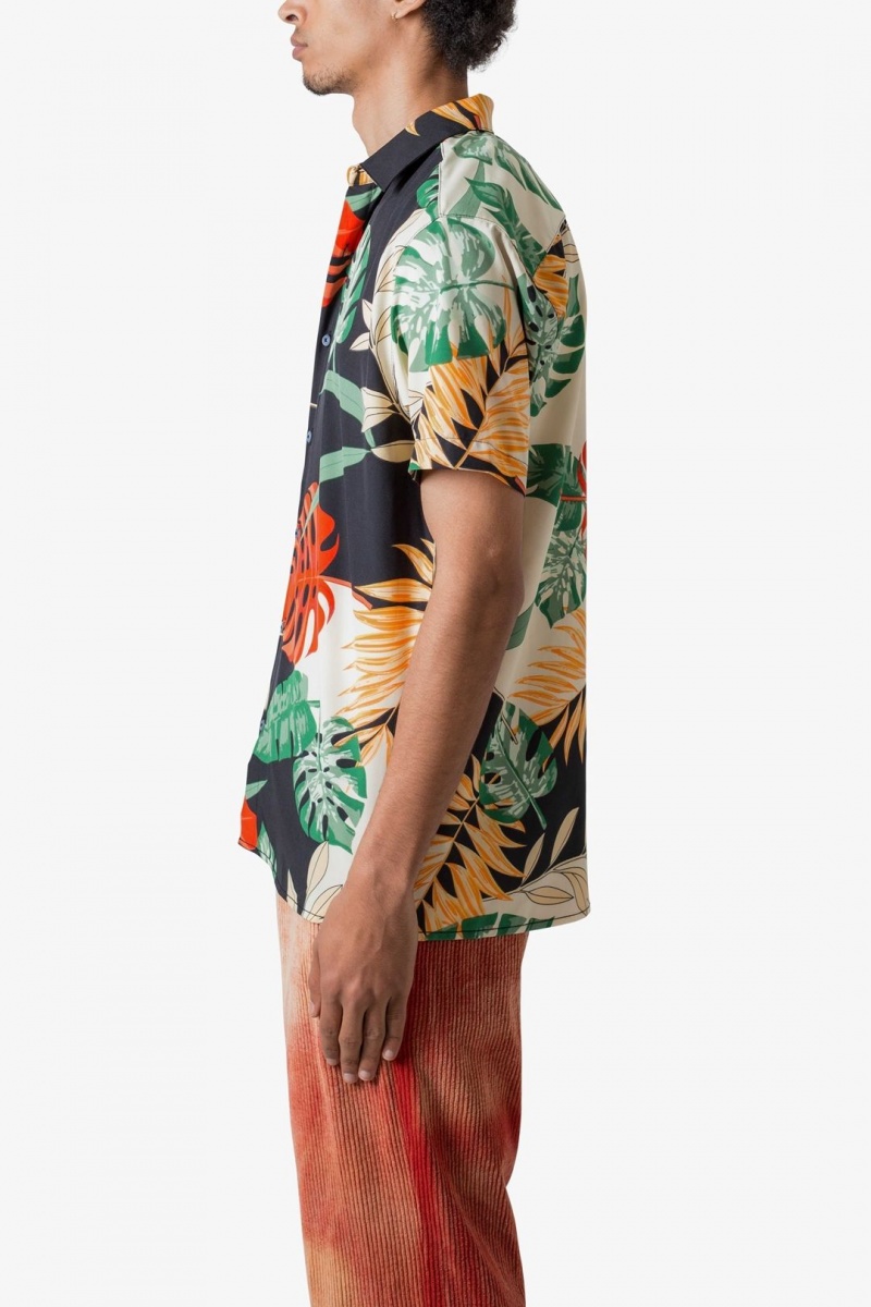 Chemises Mnml S/S Button Up Shirt Tropical Print  | NQP-7022933