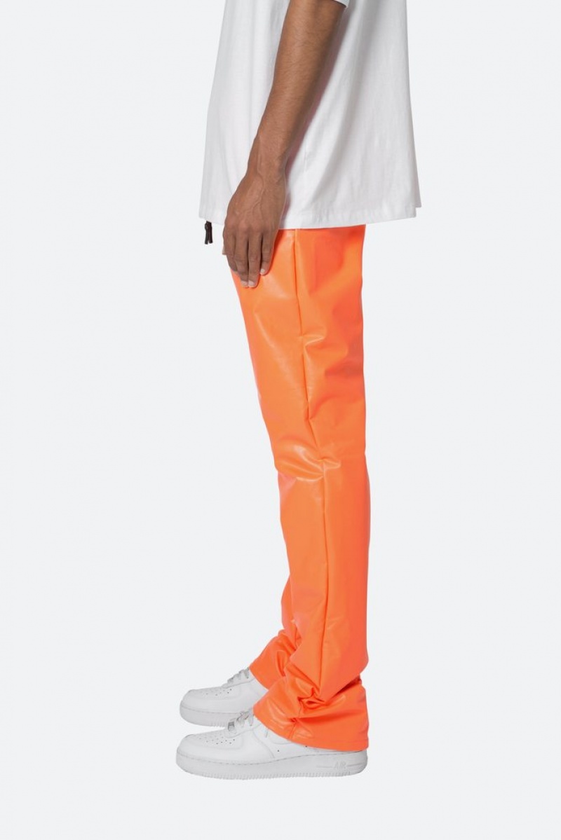 Pantalon Survêtement Mnml Coated Mince Flare Sweatpants Orange  | LQS-1091423