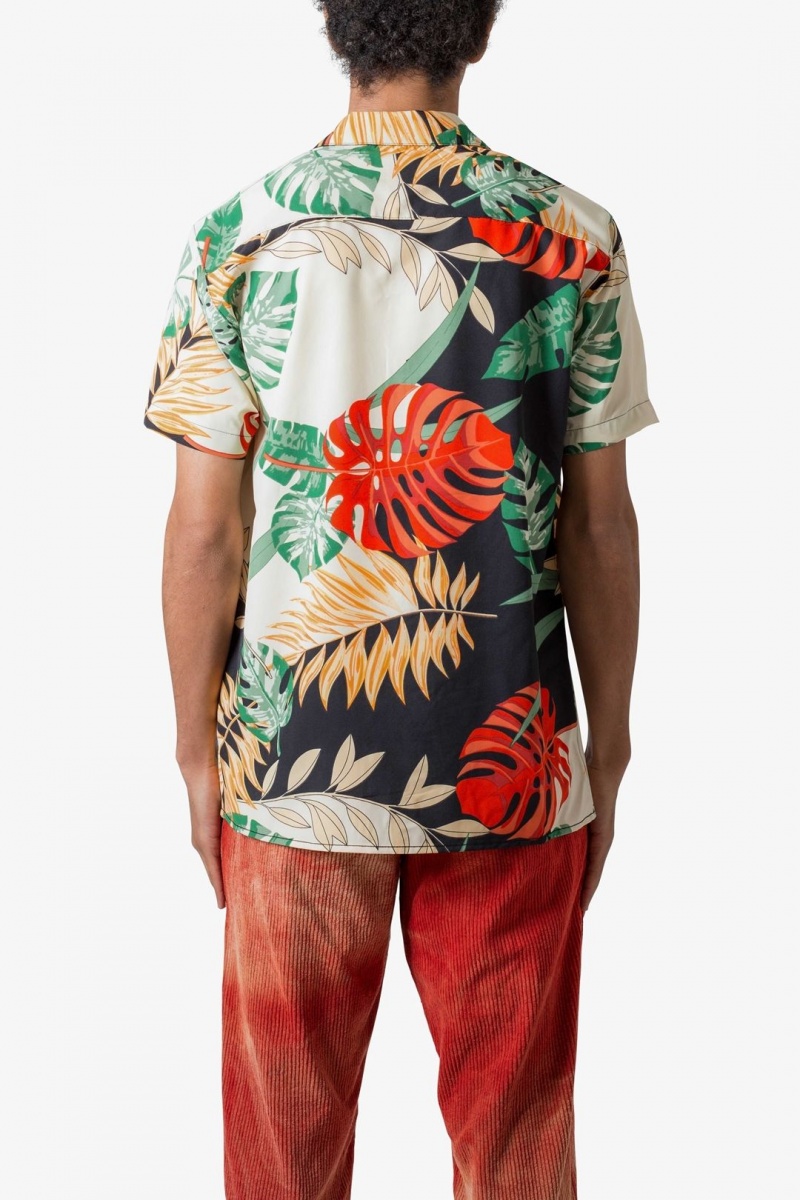 Chemises Mnml S/S Button Up Shirt Tropical Print  | NQP-7022933