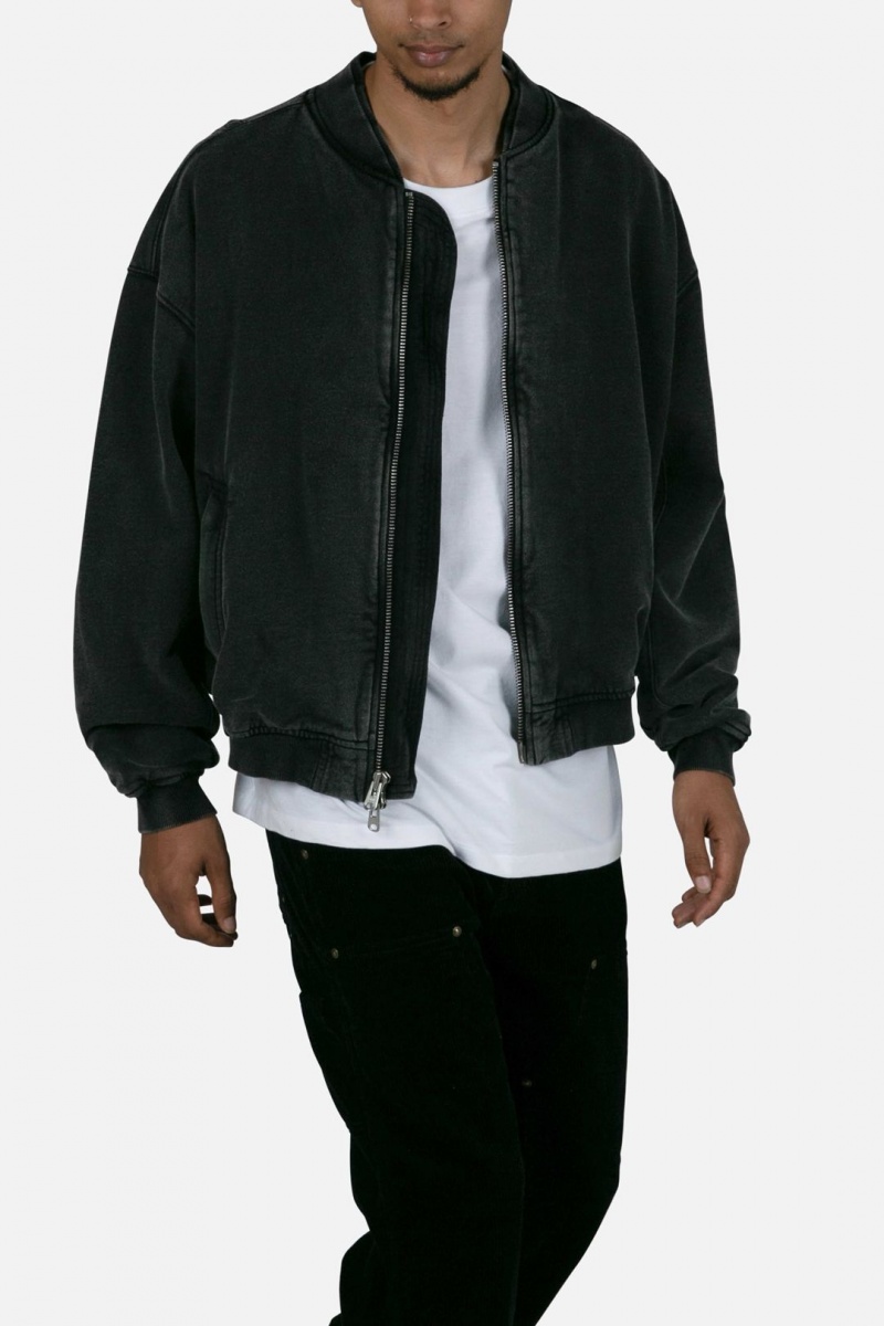 Vestes Mnml Layered Bomber Jacket Noir  | JEW-1112207