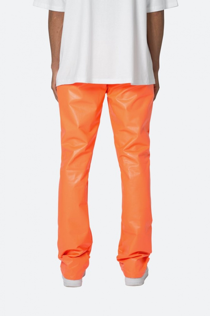 Pantalon Survêtement Mnml Coated Mince Flare Sweatpants Orange  | LQS-1091423