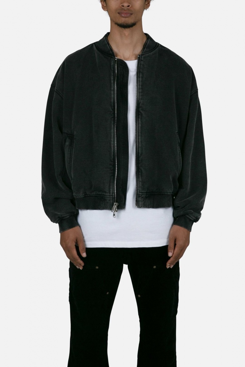 Vestes Mnml Layered Bomber Jacket Noir  | JEW-1112207