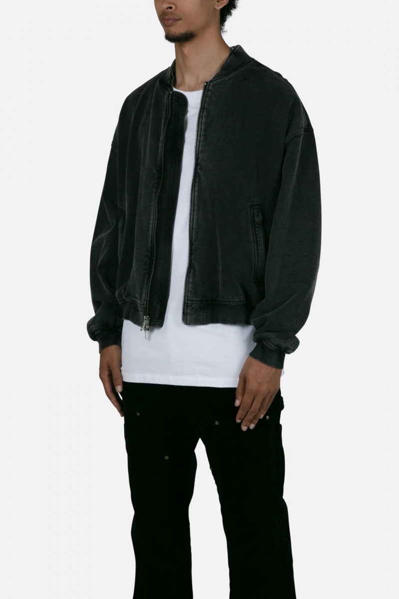 Vestes Mnml Layered Bomber Jacket Noir  | JEW-1112207