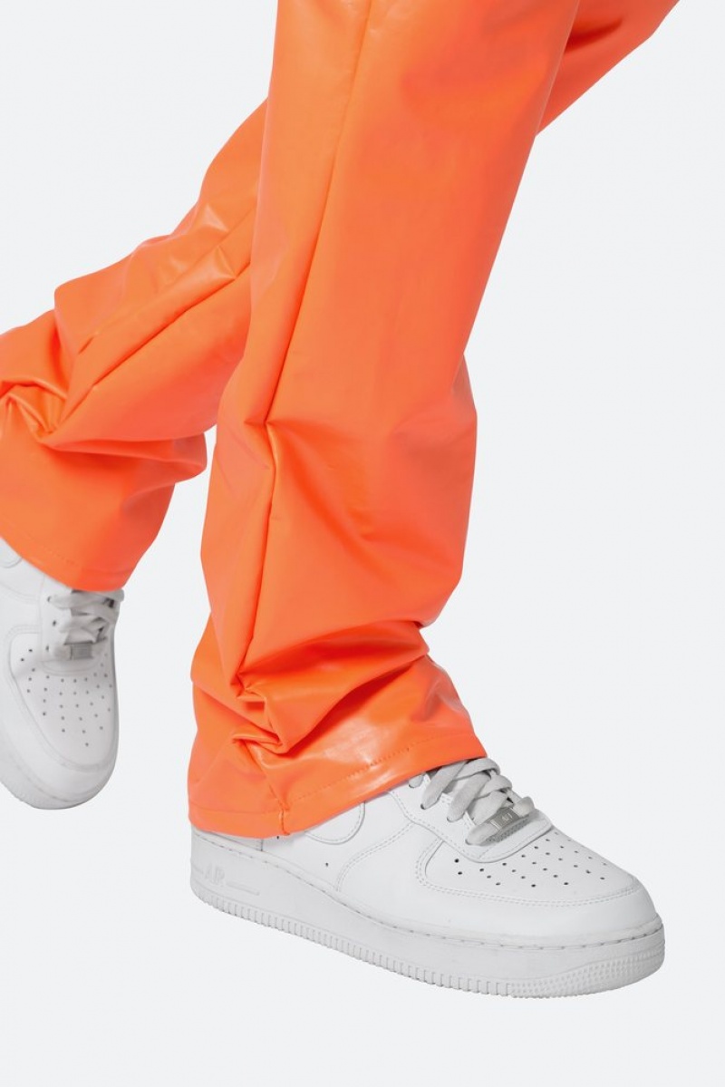 Pantalon Survêtement Mnml Coated Mince Flare Sweatpants Orange  | LQS-1091423