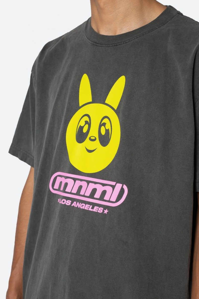 Tees Mnml MNML Bunny Tee Noir  | UNV-1937348