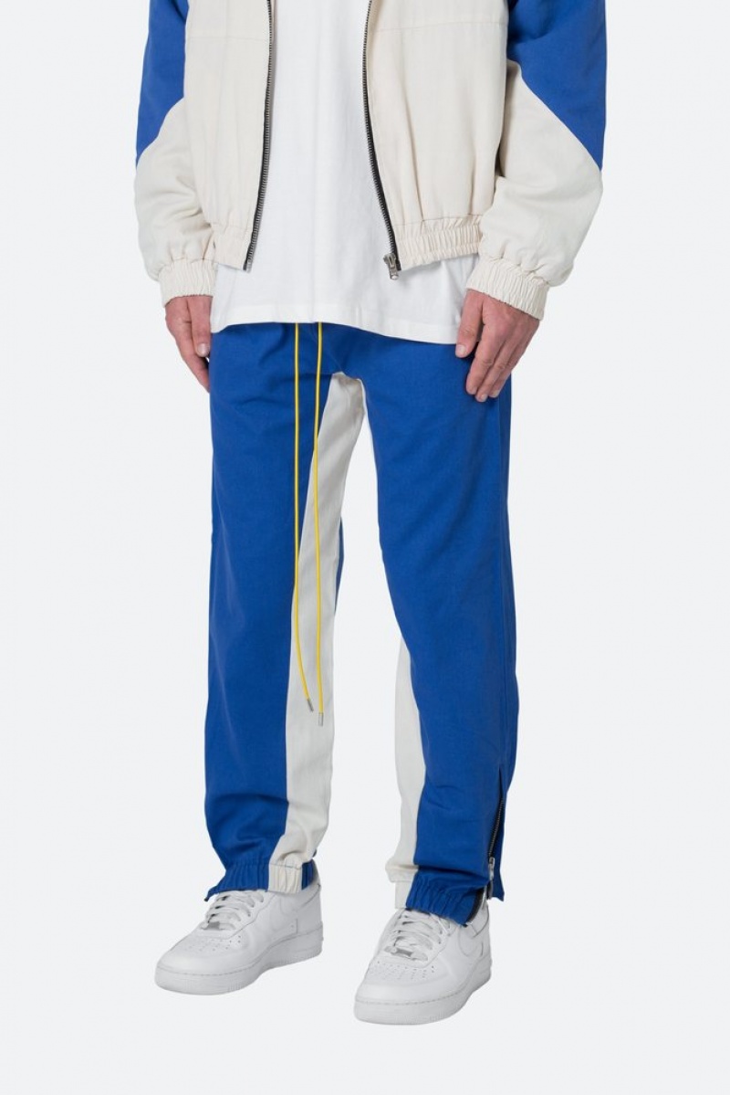 Pants & Chinos Mnml Twill Racing Pants Blue/Natural  | UGN-2441574