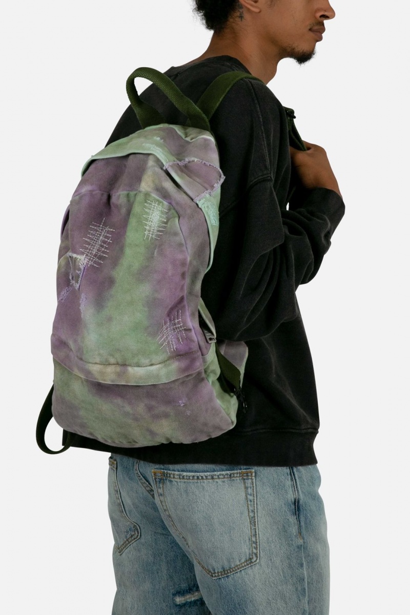 Sacs Mnml Tie Dyed Backpack Violette Homme | TQK-8716620