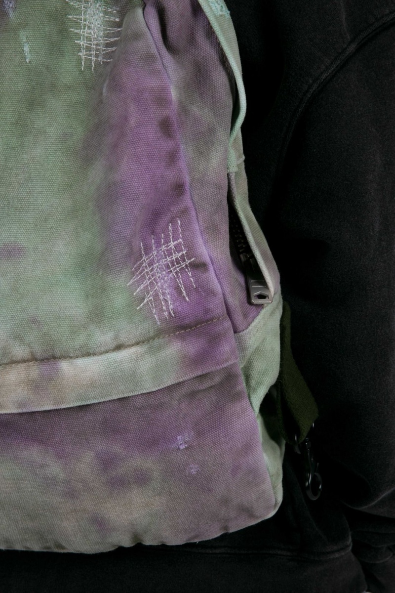 Sacs Mnml Tie Dyed Backpack Violette Homme | TQK-8716620