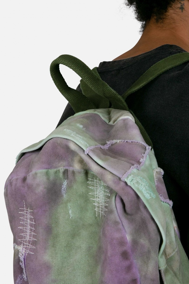 Sacs Mnml Tie Dyed Backpack Violette Homme | TQK-8716620